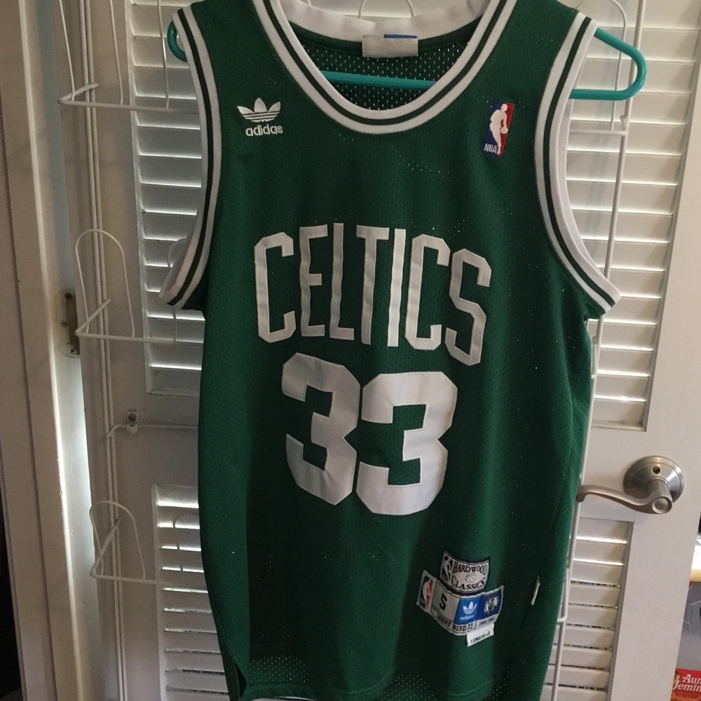 Adidas Hardwood Classics 1985-1986 Celtics Larry Bird Jersey